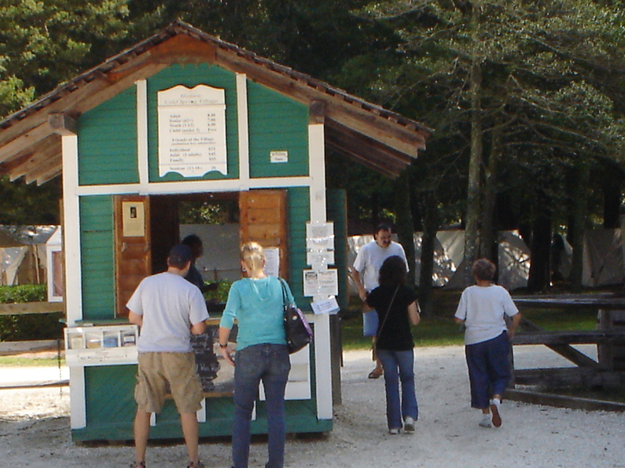 a recreation of a 19th century village