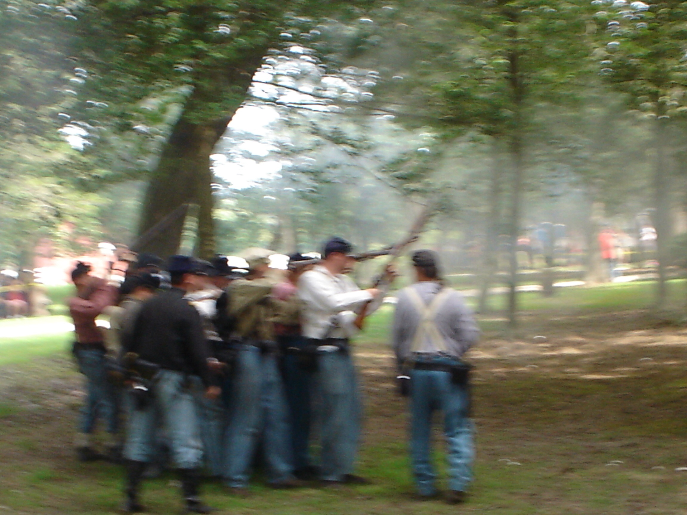 the rebel flank was turned