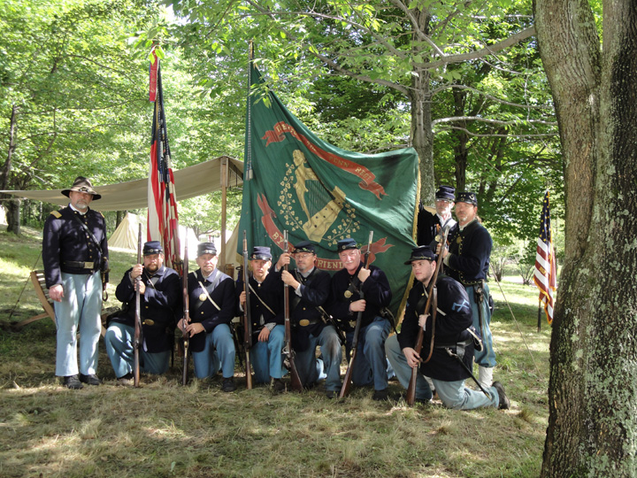 We were joined by comrades from other regiments