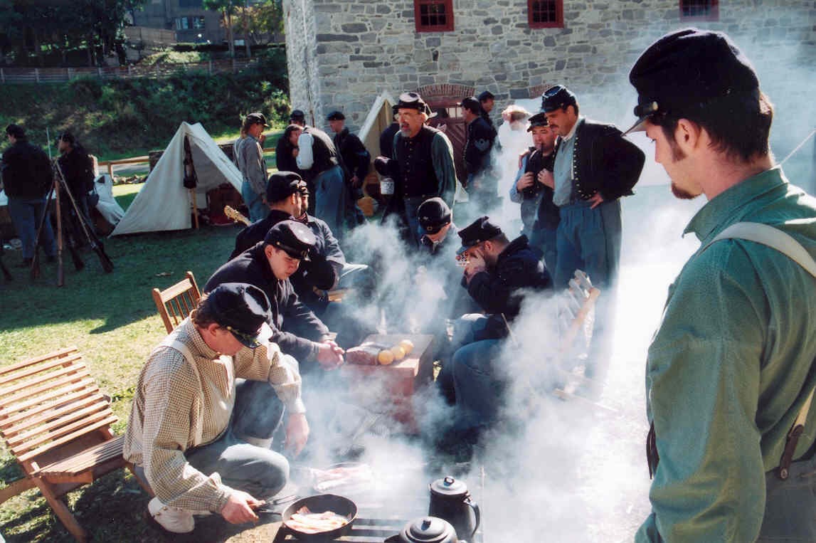 Cooking the meals with smoke in your eyes