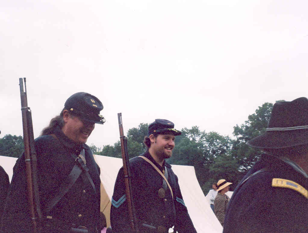 Don & Mike Ernsberger portray the Harveys -father and son