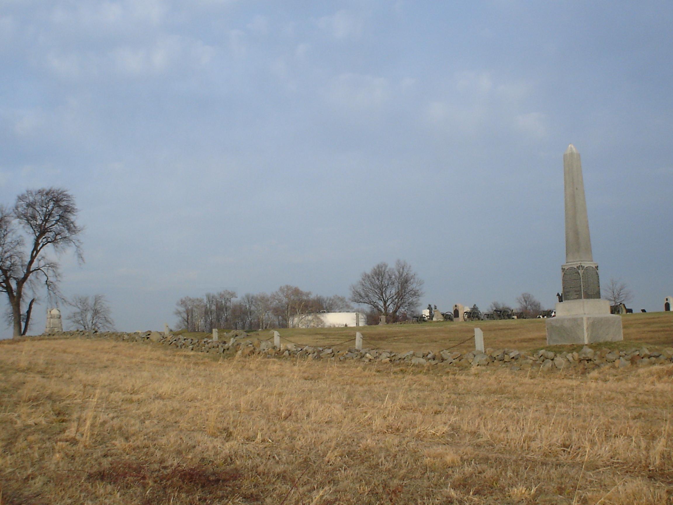 Yes, the monument of the 72nd Pa is absent from this photograph